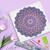 Diamond Painting Set Mandala, 30 x 30 cm Keilrahmen mit Zubeh�r, Lila-Pink-Blau Bild 3