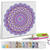 Diamond Painting Set Mandala, 30 x 30 cm Keilrahmen mit Zubeh�r, Lila-Pink-Blau Bild 2