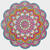 Diamond Painting Set Mandala, 30 x 30 cm Keilrahmen mit Zubeh�r, Magenta-Mint-Orange Bild 4