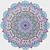 Diamond Painting Set Mandala, 30 x 30 cm Keilrahmen mit Zubeh�r, T�rkis-Lila-Anthrazit Bild 4