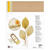 Naturpapier-Komposition Mary, mit getrockneten Bl�ten, 23 x 33 cm, 10 Blatt sortiert Bild 2