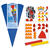 Schult�ten-Bastelset Easy Line, inkl. Zubeh�r & Anleitung, 68 cm, dunkelblau, Feuerwehr Bild 2