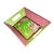 Pappmach�-Schale mit Griffen, ca.12x10x2,7cm Bild 2