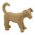 Pappmach�-Figur, Gr��e: ca 8,5 cm, Hund