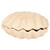 NEU Pappmach�-Dose, Muschel, 12 x 12 x 5,5 cm
