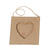 SALE Pappmach�-Rahmen, ca. 8x8cm, Ausschnitt: Herz