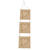 SALE Pappmach�-Rahmen-Kette 3 Herzen Gr. ca 8x29cm