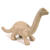 NEU Pappmach�-Figur, Brontosaurus, 29 x 8 x 16 cm