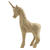 Pappmach�-Figur, Gr��e: ca 21 cm, Einhorn