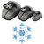 Motivstanzer-Set Schneeflocke, 3-teilig - Schneeflocken