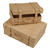 Nostalgie Koffer Set aus Pappmach�, 2 St�ck