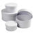 NEU Schachteln / Geschenkkartons rund, 4er Set, H 4+5+6+7 cm, � 8+10+12+14 cm