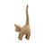 Pappmach�-Figur, Katze, 28 cm