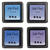 NEU Stempelkissen, Blau, Himmelblau, Flieder, Violett, H 2 cm, Gr��e 3,5x3,5 cm, 4 Stk. Bild 2
