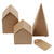 SALE Adventskalender H�uschen aus Karton, naturbraun, 24 Teile Bild 2