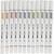 Sketch Marker, Strichst�rke 1+2-5 mm, sanfte, dezente Farben, 12 St�ck Bild 3
