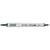 Sketch Marker, Strichst�rke 1+2-5 mm, sanfte, dezente Farben, 12 St�ck Bild 4