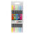 NEU Colortime Dual-Filzstifte, Pastellfarben, Strichst�rke 2,3+3,6 mm, 6 Stk.