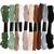 Stickgarn, Dicke 1 mm, Naturfarben, 10 St�ck x 8 m