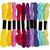 Stickgarn, Dicke 1 mm, Sortierte Farben, 10 St�ck x 8 m