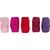 Baumwollgarn, Nr. 8/4, L�nge 5x50 m, Harmonie in Lila-Pink, 5x20 g