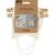 Kleines Wandbanner, Schwalbenschwanzform, H�he 12 cm, Breite 10,5, 300 g, Hellnatur, 2 St�ck Bild 2