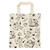 SALE Tragetasche aus Baumwolle, bedruckt, Gr��e 27,5 x 30 cm, Hellnatur, Motiv Piraten