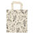 SALE Tragetasche aus Baumwolle, bedruckt, Gr��e 27,5 x 30 cm, Hellnatur, Motiv Einh�rner