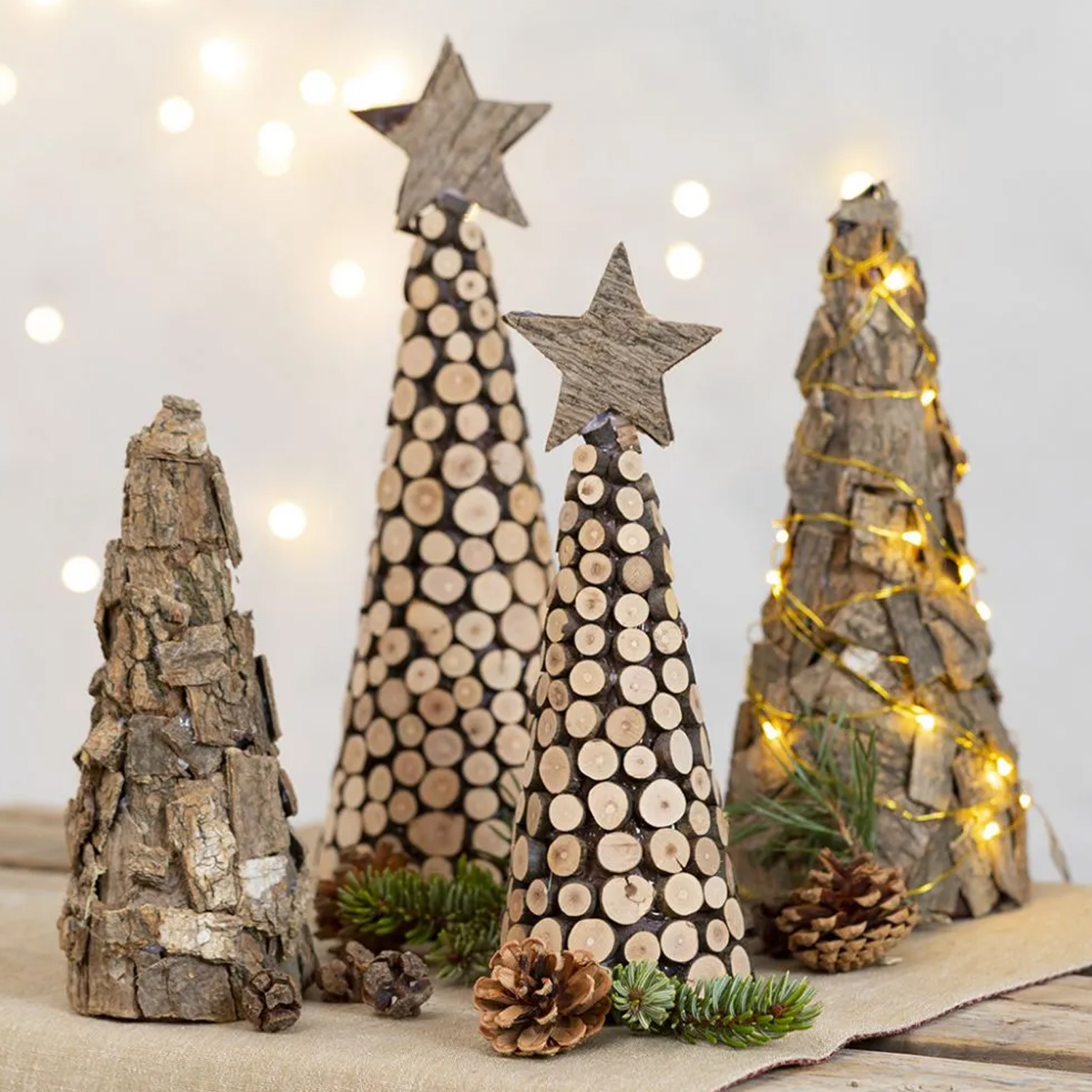 NEU Mini Holzscheiben Mix, � 7-10 mm, St�rke 4-5 mm, 230 g Bild 4