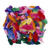 NEU Gro�packung Truthahnfedern gef�rbt, bunt sortiert, 50 g