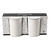 NEU Porzellanbecher / Kaffebecher, Wei�, H 10 cm, � 7,4 cm, 2 Stk.
