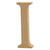 NEU MDF-Buchstabe, 13 cm, St�rke 2 cm, natur, I - Buchstabe I