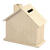 NEU Spardose in Hausform, Sperrholz, 9,6 x 11,7 x 5,5 cm, 1 St�ck