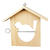 Vogelfutterhaus f�r Meisenkn�del, 19x21 cm