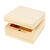 NEU Schmuckkasten aus Holz mit Magnetschlie�e, 6 x 6 x 3,5 cm, 1 St�ck