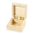 NEU Schmuckkasten aus Holz mit Magnetschlie�e, 6 x 6 x 3,5 cm, 1 St�ck Bild 2