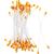 Bl�tenstaubbl�tter, L�nge 6,4 cm, Durchmesser 2 mm, Orange metallic, 100 St�ck Bild 2