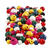 NEU Gro�packung Holzperlen Mix, Bunt Sortiert, 400 ml Eimer Bild 2