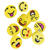 NEU Figurperlen, Smiley, � 10 mm, Lochgr��e 1,5 mm, 60 Stk. Bild 2