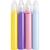 Kerzenmalstifte / Kerzenpens, Hellblau, Hellpink, Flieder, Gelb, 4x30 ml Bild 3