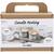 Kreativ Set Kerzengie�en, Sojawachskerze mit Aventurin und Amethyst