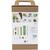 Maxi Kreativ Set Floristen-Krepppapier, Blumenstrau�, Hellgr�n, Dunkelgr�n, Pastellgr�n, Wei� Bild 2