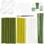 Maxi Kreativ Set Floristen-Krepppapier, Blumenstrau�, Hellgr�n, Dunkelgr�n, Pastellgr�n, Wei� Bild 3