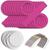 NEU Laternen-Set Pink, 10 runde Laternen-Rohlinge, 10 B�gel & 20 runde Laternenzuschnitte