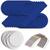 NEU Laternen-Set Blau, 10 runde Laternen-Rohlinge, 10 B�gel & 20 runde Laternenzuschnitte