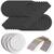 NEU Laternen-Set Schwarz, 10 runde Laternen-Rohlinge, 10 B�gel & 20 runde Laternenzuschnitte