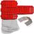NEU Laternen Bastelset Eckig Rot, 10 rote Rohlinge, 10 B�gel, 25x Transparentpapier 22x51 cm