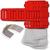 NEU Laternen Bastelset MINI Eckig Rot, 10 rote Rohlinge, 10 B�gel, 25x Transparentpapier 15,5x37 cm