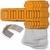NEU Laternen Bastelset MINI Eckig Orange, 10 orange Rohlinge, 10 B�gel, 25x Transparentpapier 15,5x37 cm