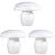 DIY Set Pailletten-Pilze, Kinder-Bastelset, Geschenkset, 3 Styroporpilze 12cm, 3 Pack Pailletten, Stecknadeln 10mm Bild 2